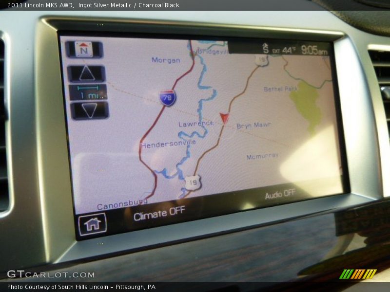 Ingot Silver Metallic / Charcoal Black 2011 Lincoln MKS AWD