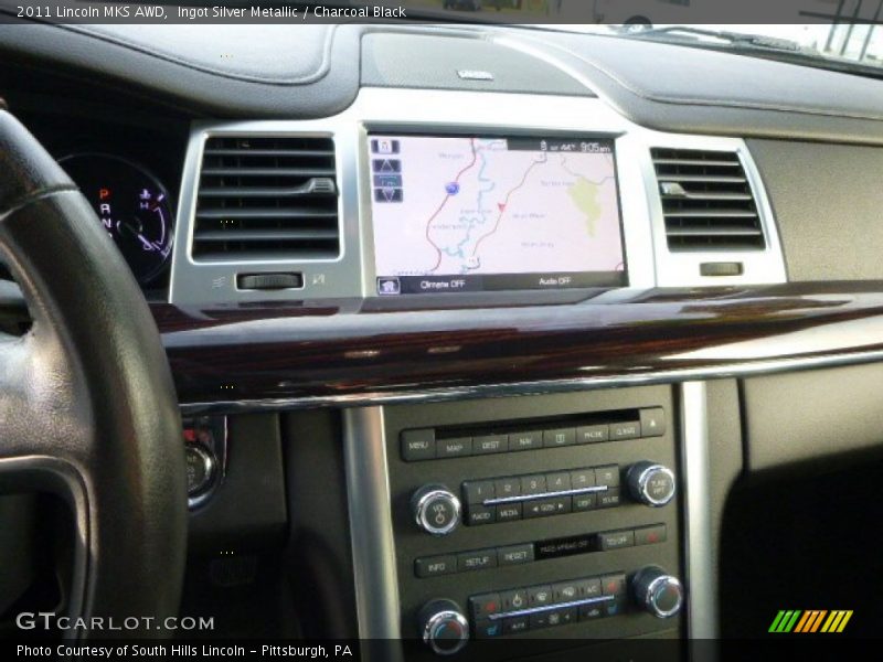 Ingot Silver Metallic / Charcoal Black 2011 Lincoln MKS AWD