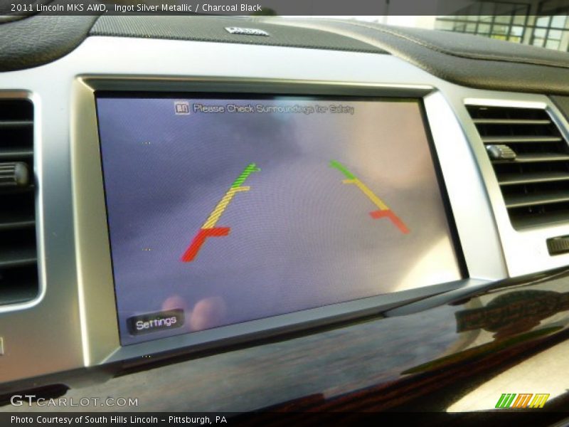 Ingot Silver Metallic / Charcoal Black 2011 Lincoln MKS AWD
