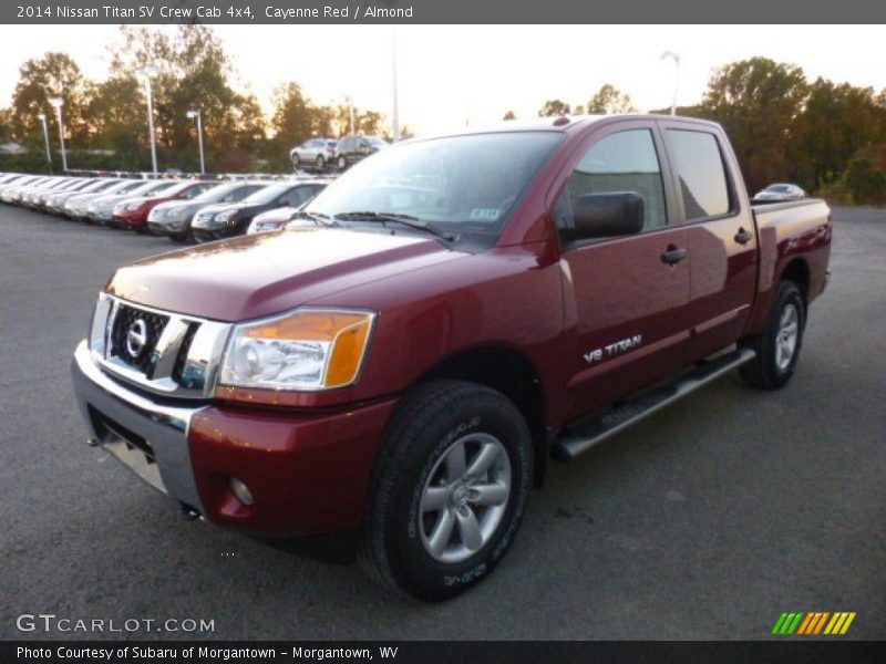 Front 3/4 View of 2014 Titan SV Crew Cab 4x4