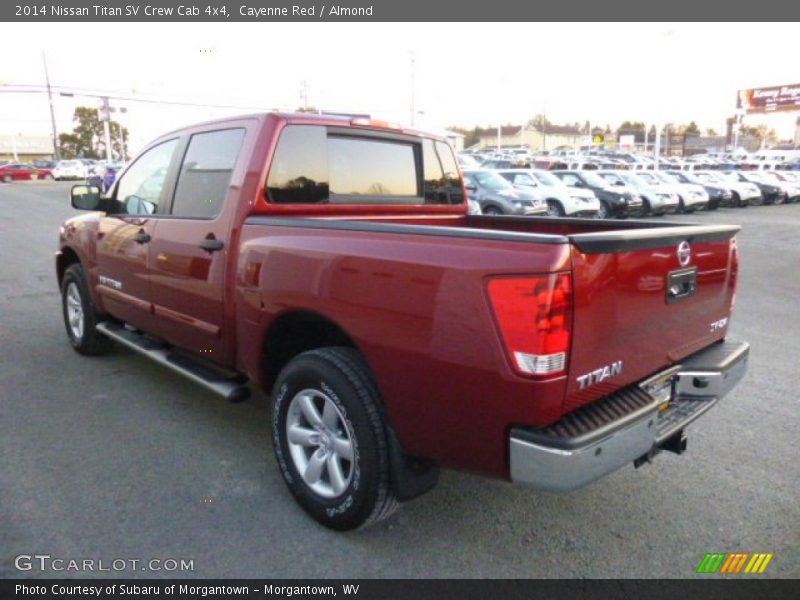 Cayenne Red / Almond 2014 Nissan Titan SV Crew Cab 4x4