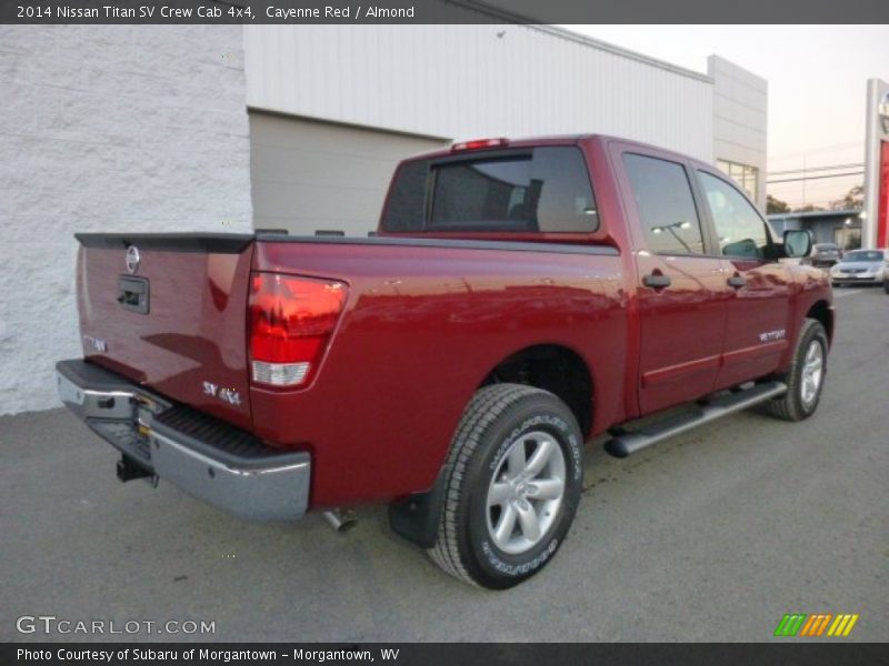 Cayenne Red / Almond 2014 Nissan Titan SV Crew Cab 4x4