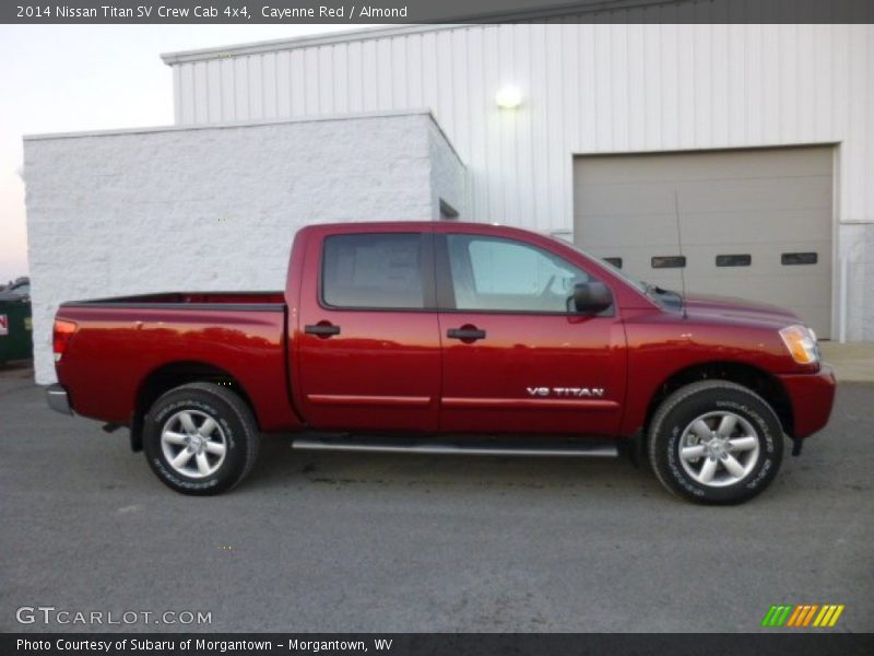  2014 Titan SV Crew Cab 4x4 Cayenne Red