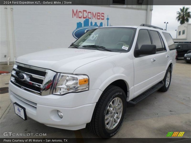 Oxford White / Stone 2014 Ford Expedition XLT