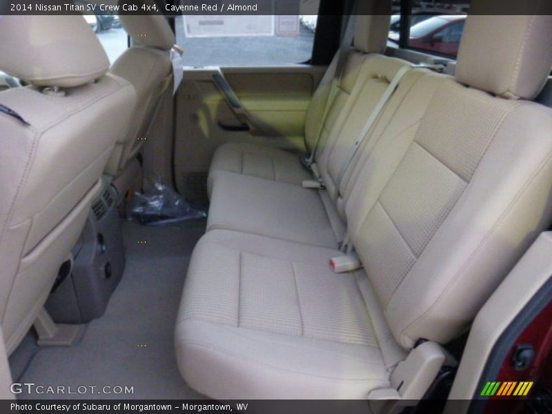 Rear Seat of 2014 Titan SV Crew Cab 4x4