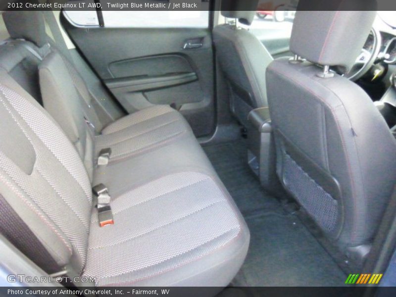 Twilight Blue Metallic / Jet Black 2012 Chevrolet Equinox LT AWD