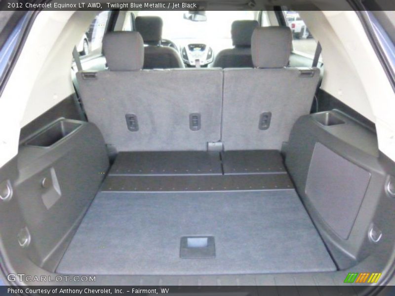 Twilight Blue Metallic / Jet Black 2012 Chevrolet Equinox LT AWD