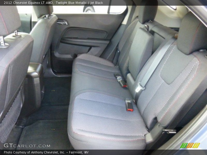 Twilight Blue Metallic / Jet Black 2012 Chevrolet Equinox LT AWD