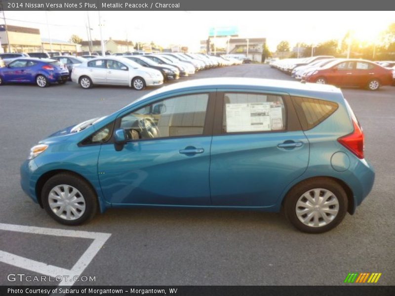 Metallic Peacock / Charcoal 2014 Nissan Versa Note S Plus