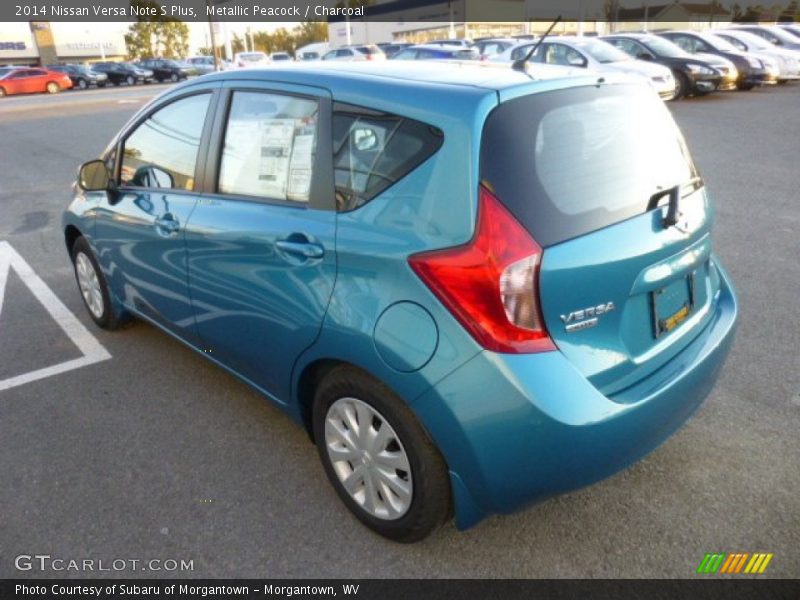 Metallic Peacock / Charcoal 2014 Nissan Versa Note S Plus