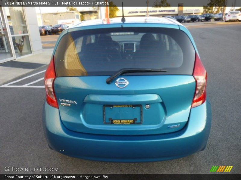 Metallic Peacock / Charcoal 2014 Nissan Versa Note S Plus