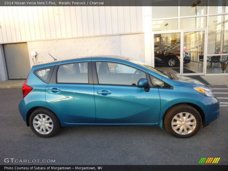 Metallic Peacock / Charcoal 2014 Nissan Versa Note S Plus