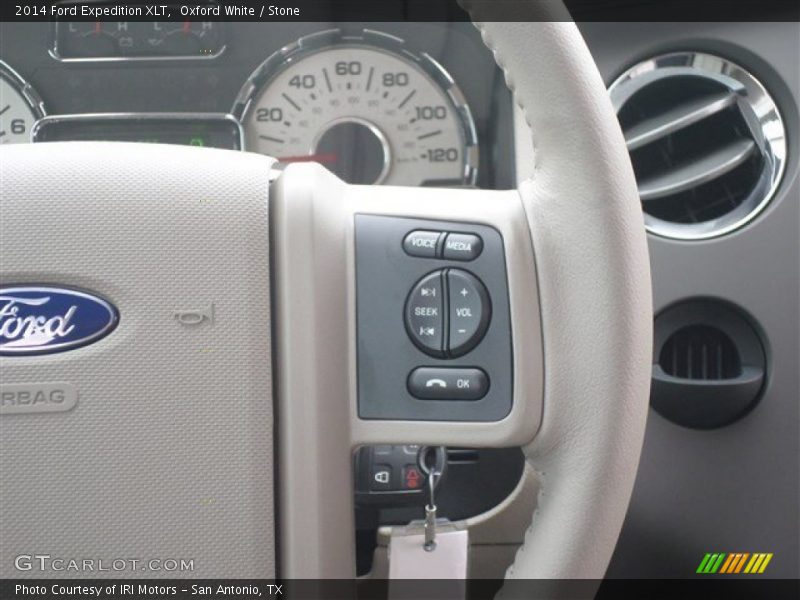 Oxford White / Stone 2014 Ford Expedition XLT