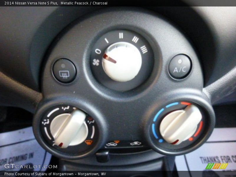 Metallic Peacock / Charcoal 2014 Nissan Versa Note S Plus