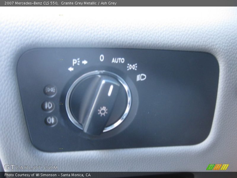 Granite Grey Metallic / Ash Grey 2007 Mercedes-Benz CLS 550