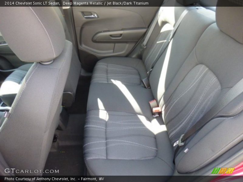 Deep Magenta Metallic / Jet Black/Dark Titanium 2014 Chevrolet Sonic LT Sedan