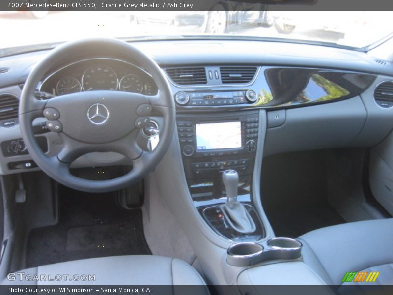 Granite Grey Metallic / Ash Grey 2007 Mercedes-Benz CLS 550