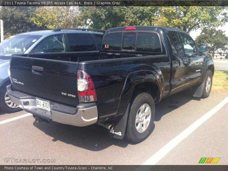 Black / Graphite Gray 2011 Toyota Tacoma V6 SR5 Access Cab 4x4