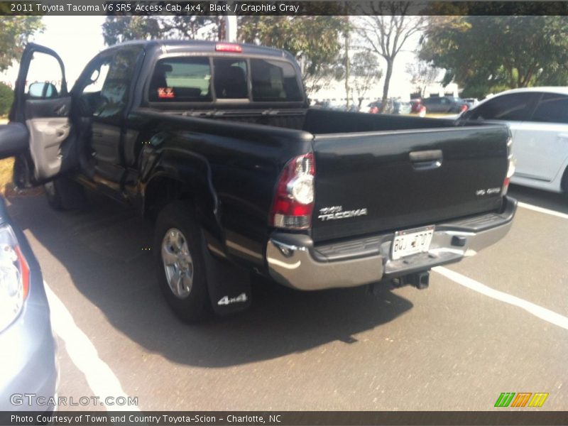 Black / Graphite Gray 2011 Toyota Tacoma V6 SR5 Access Cab 4x4