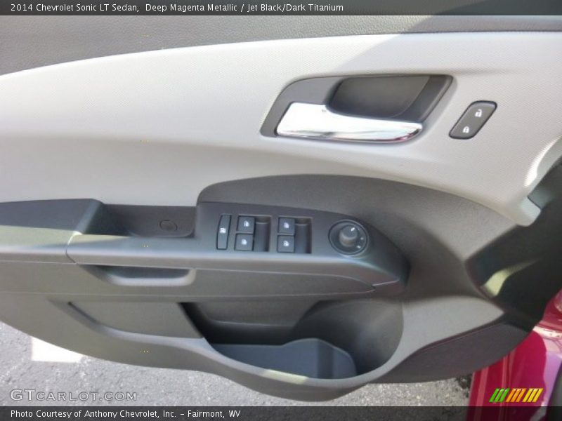 Deep Magenta Metallic / Jet Black/Dark Titanium 2014 Chevrolet Sonic LT Sedan