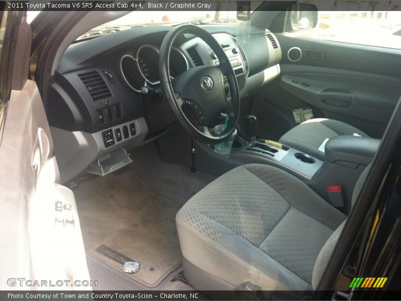 Black / Graphite Gray 2011 Toyota Tacoma V6 SR5 Access Cab 4x4