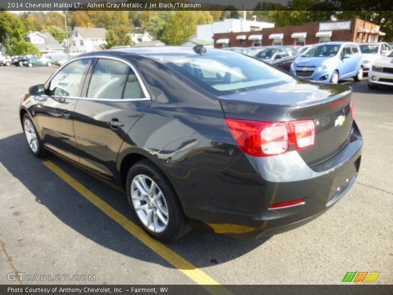 Ashen Gray Metallic / Jet Black/Titanium 2014 Chevrolet Malibu LT
