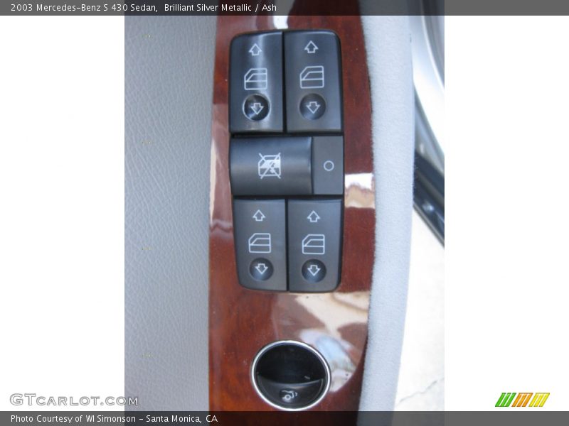 Brilliant Silver Metallic / Ash 2003 Mercedes-Benz S 430 Sedan