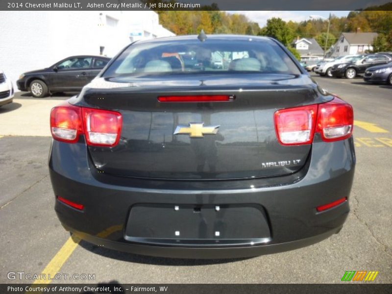 Ashen Gray Metallic / Jet Black/Titanium 2014 Chevrolet Malibu LT