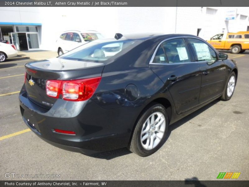 Ashen Gray Metallic / Jet Black/Titanium 2014 Chevrolet Malibu LT