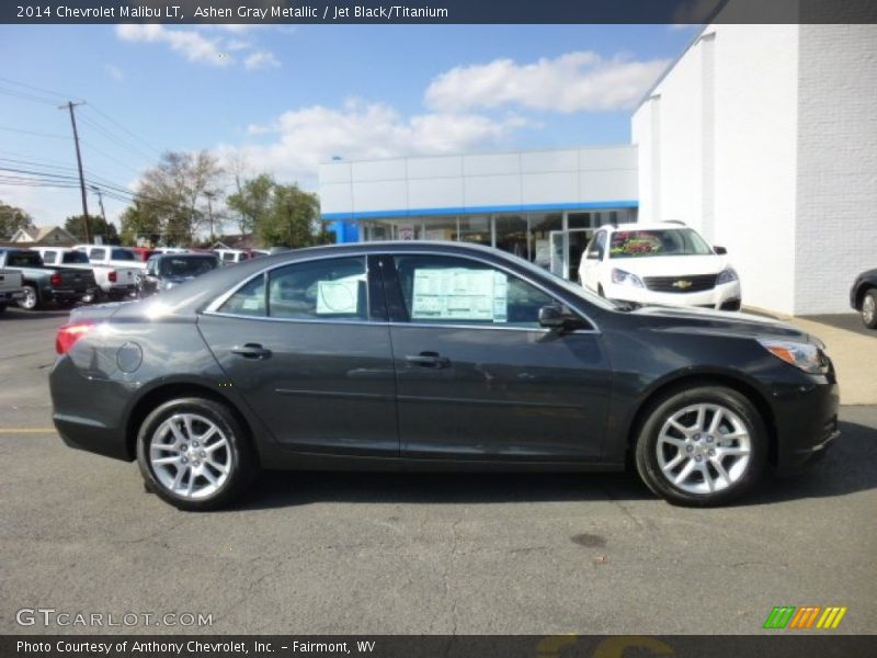 Ashen Gray Metallic / Jet Black/Titanium 2014 Chevrolet Malibu LT