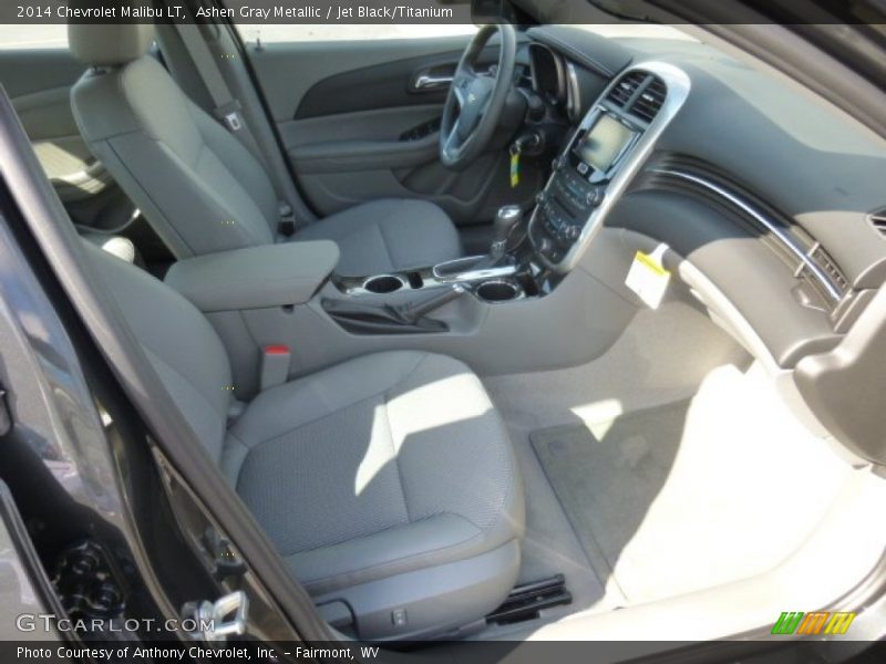 Ashen Gray Metallic / Jet Black/Titanium 2014 Chevrolet Malibu LT