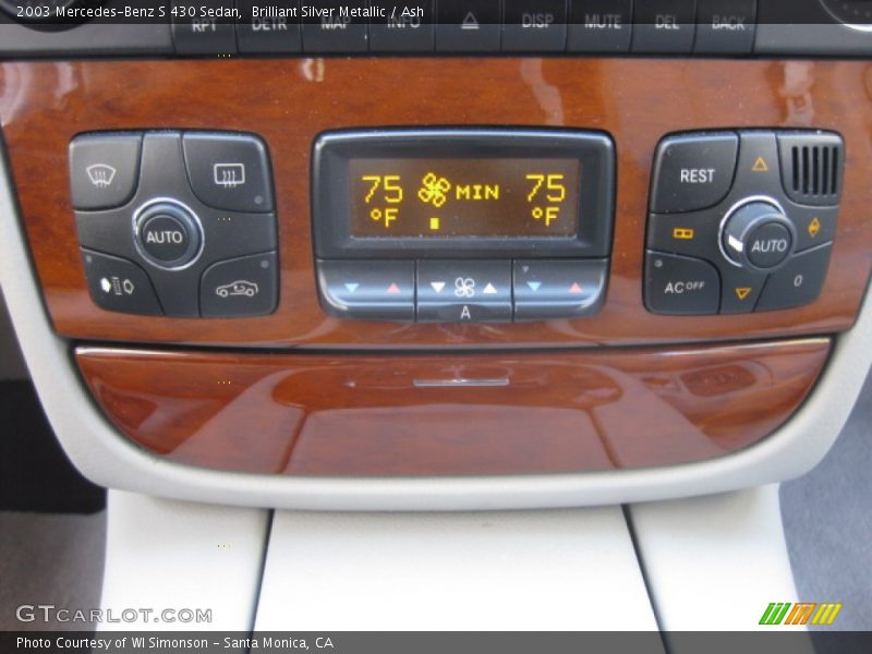 Brilliant Silver Metallic / Ash 2003 Mercedes-Benz S 430 Sedan