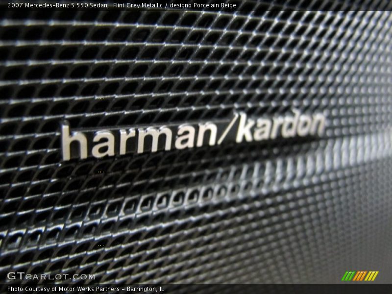 Flint Grey Metallic / designo Porcelain Beige 2007 Mercedes-Benz S 550 Sedan