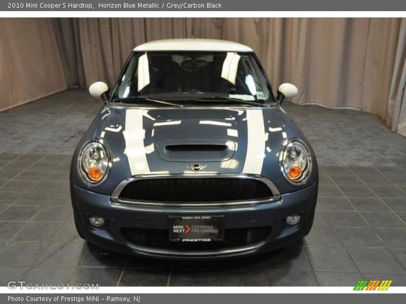 Horizon Blue Metallic / Grey/Carbon Black 2010 Mini Cooper S Hardtop
