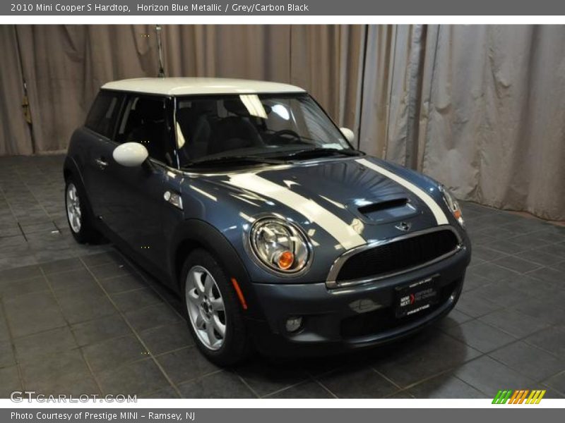 Horizon Blue Metallic / Grey/Carbon Black 2010 Mini Cooper S Hardtop