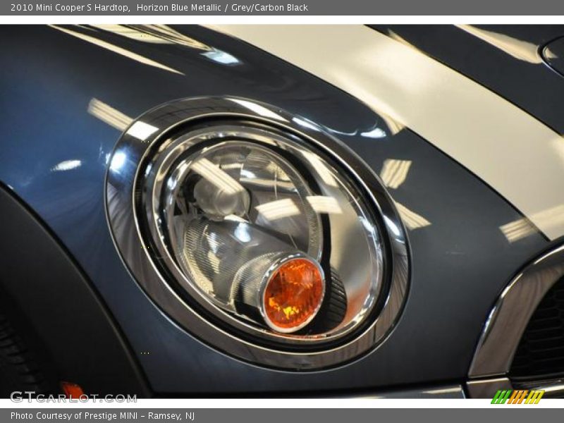 Horizon Blue Metallic / Grey/Carbon Black 2010 Mini Cooper S Hardtop