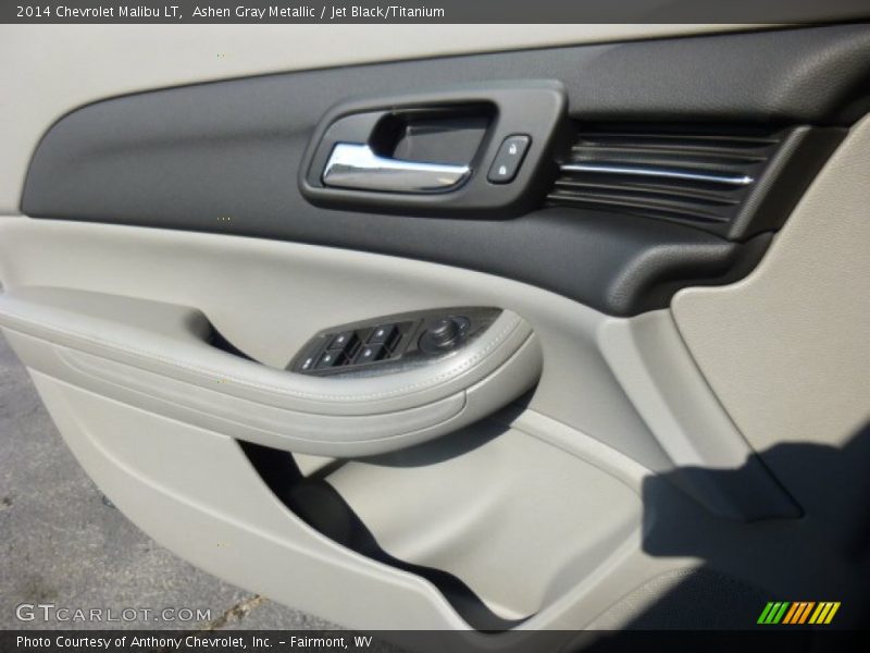 Ashen Gray Metallic / Jet Black/Titanium 2014 Chevrolet Malibu LT