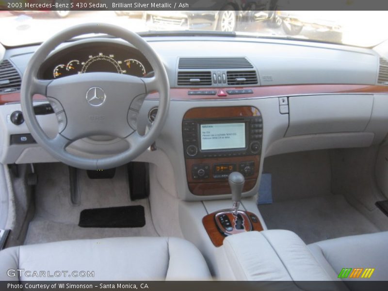 Brilliant Silver Metallic / Ash 2003 Mercedes-Benz S 430 Sedan