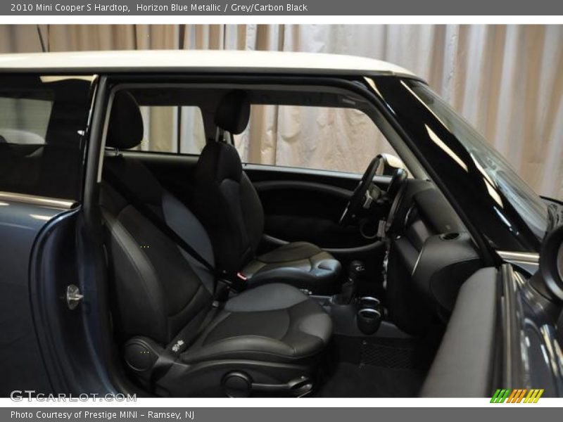 Horizon Blue Metallic / Grey/Carbon Black 2010 Mini Cooper S Hardtop
