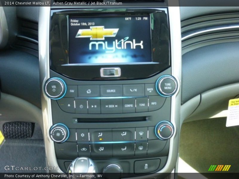 Ashen Gray Metallic / Jet Black/Titanium 2014 Chevrolet Malibu LT