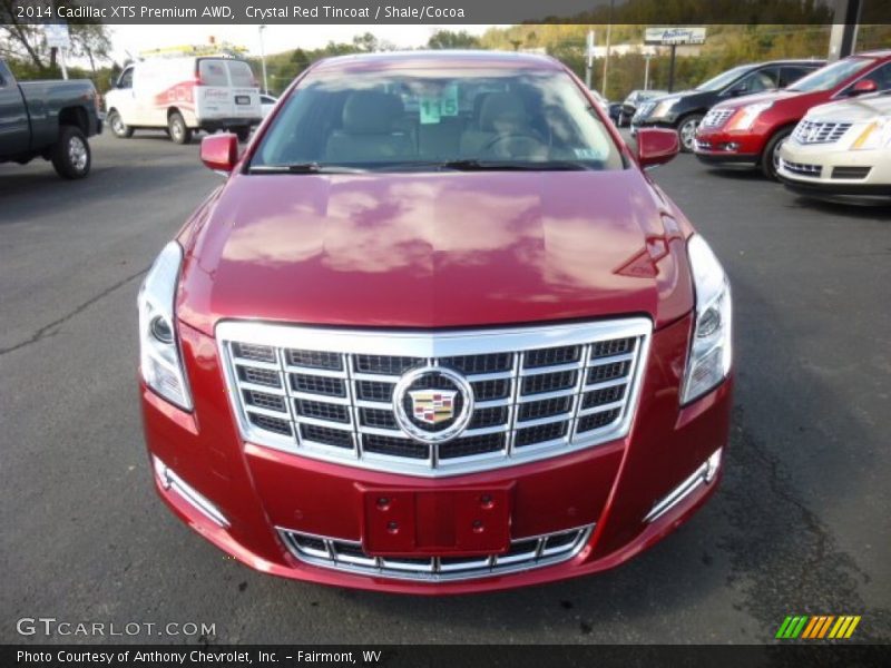Crystal Red Tincoat / Shale/Cocoa 2014 Cadillac XTS Premium AWD