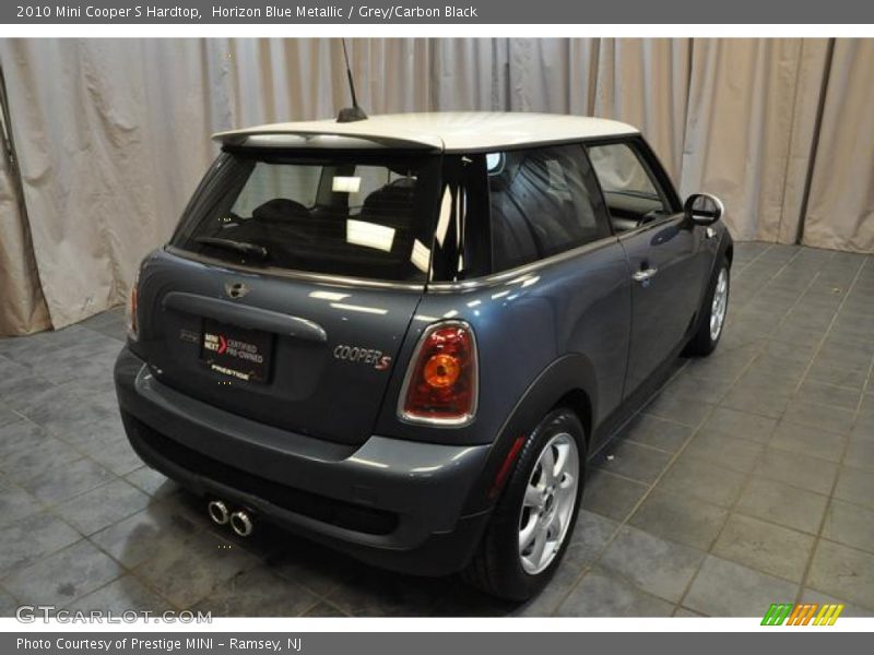Horizon Blue Metallic / Grey/Carbon Black 2010 Mini Cooper S Hardtop