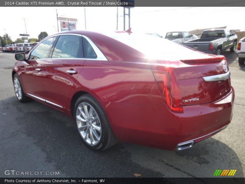 Crystal Red Tincoat / Shale/Cocoa 2014 Cadillac XTS Premium AWD