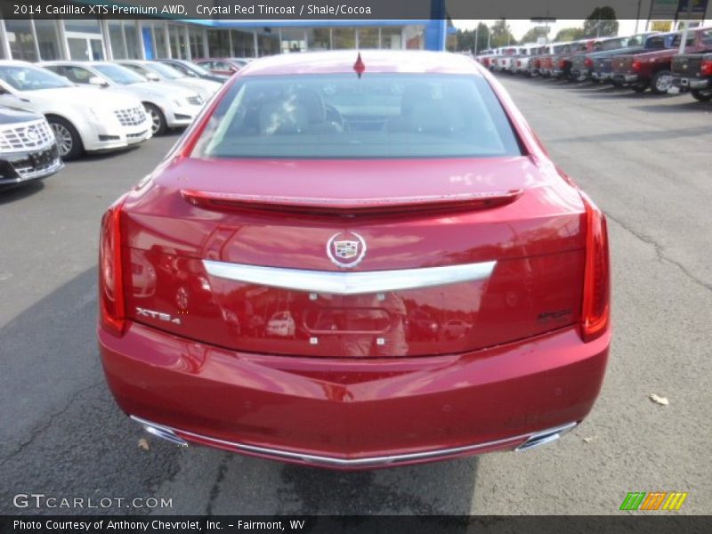 Crystal Red Tincoat / Shale/Cocoa 2014 Cadillac XTS Premium AWD