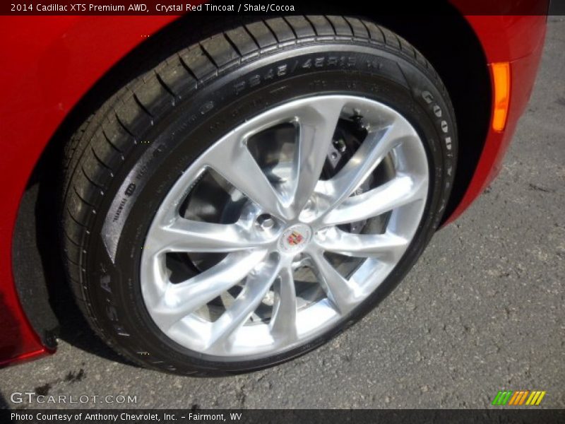 Crystal Red Tincoat / Shale/Cocoa 2014 Cadillac XTS Premium AWD