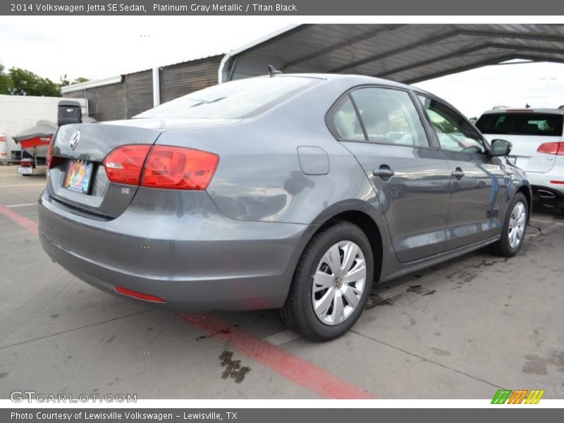 Platinum Gray Metallic / Titan Black 2014 Volkswagen Jetta SE Sedan