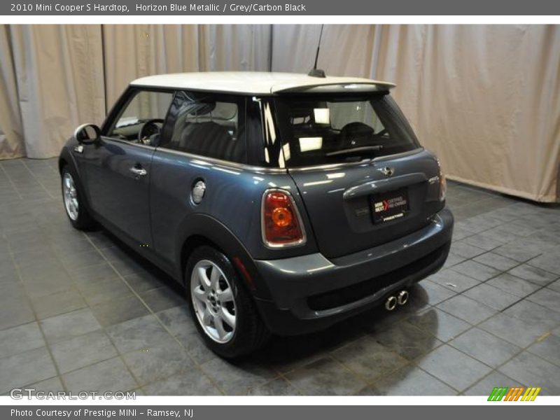 Horizon Blue Metallic / Grey/Carbon Black 2010 Mini Cooper S Hardtop