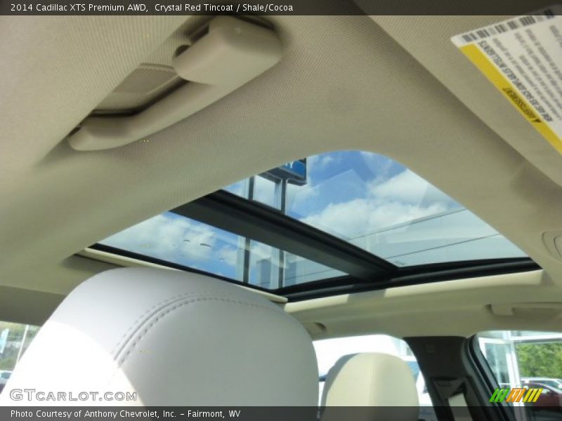 Crystal Red Tincoat / Shale/Cocoa 2014 Cadillac XTS Premium AWD