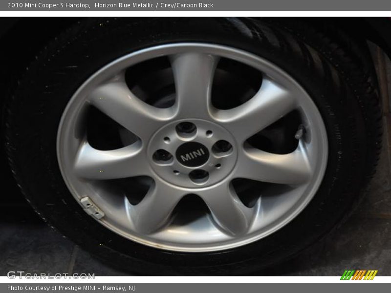 Horizon Blue Metallic / Grey/Carbon Black 2010 Mini Cooper S Hardtop