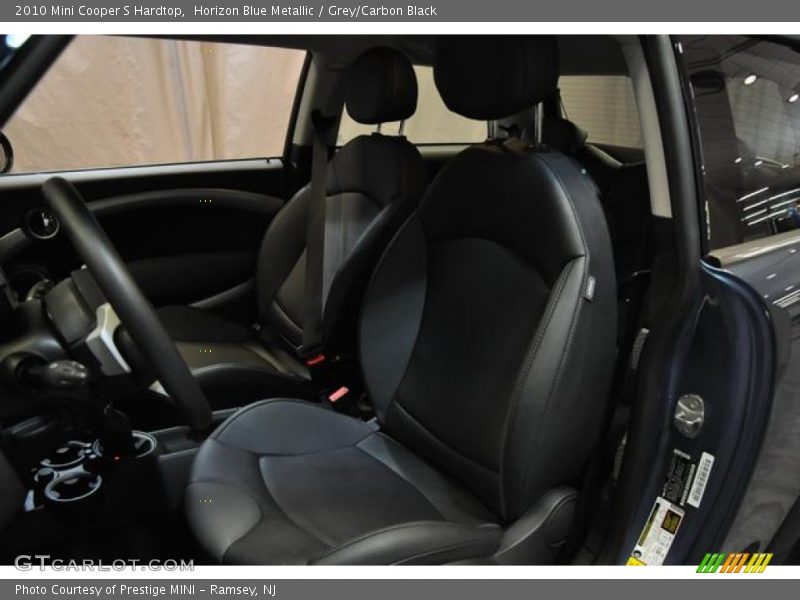 Horizon Blue Metallic / Grey/Carbon Black 2010 Mini Cooper S Hardtop